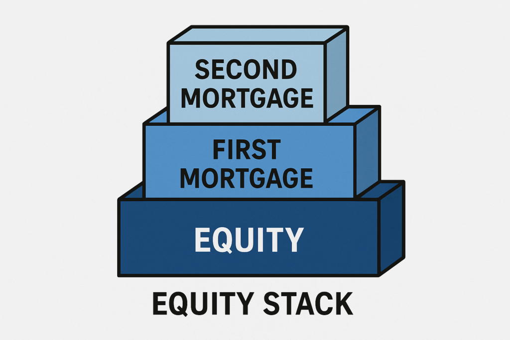 How does a second mortgage work? Illustration