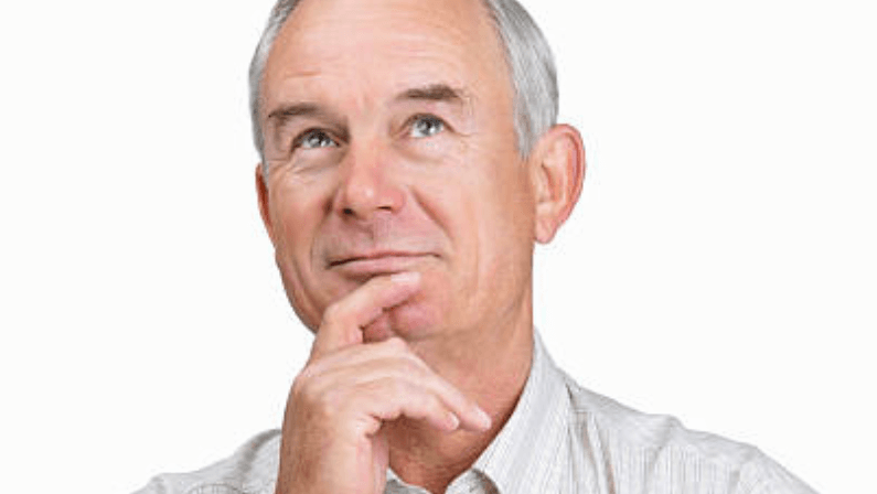 An Old Man Thinking