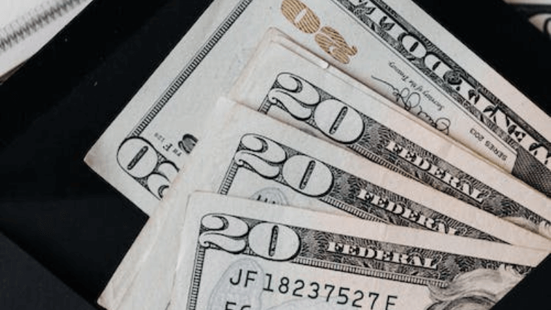 A pile of money 