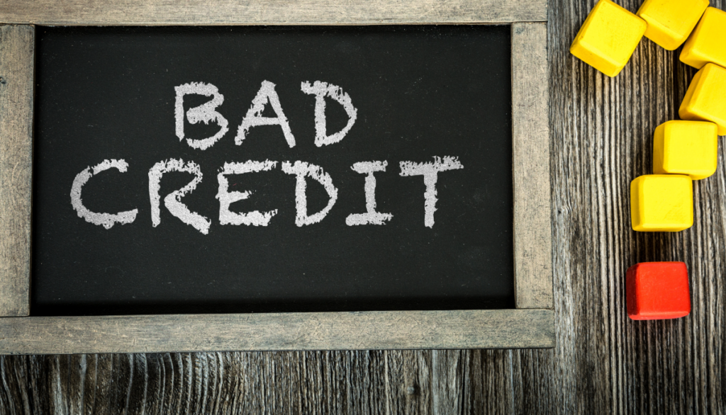 Image showing bad credit and questions surrounding poor credit scores
