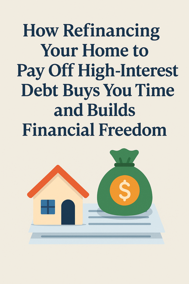 How Refinancing Your Home to Pay Off High-Interest Debt Buys You Time and Builds Financial Freedom