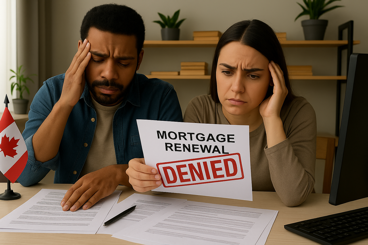 Couple distraught that the mortgage lender won't renew