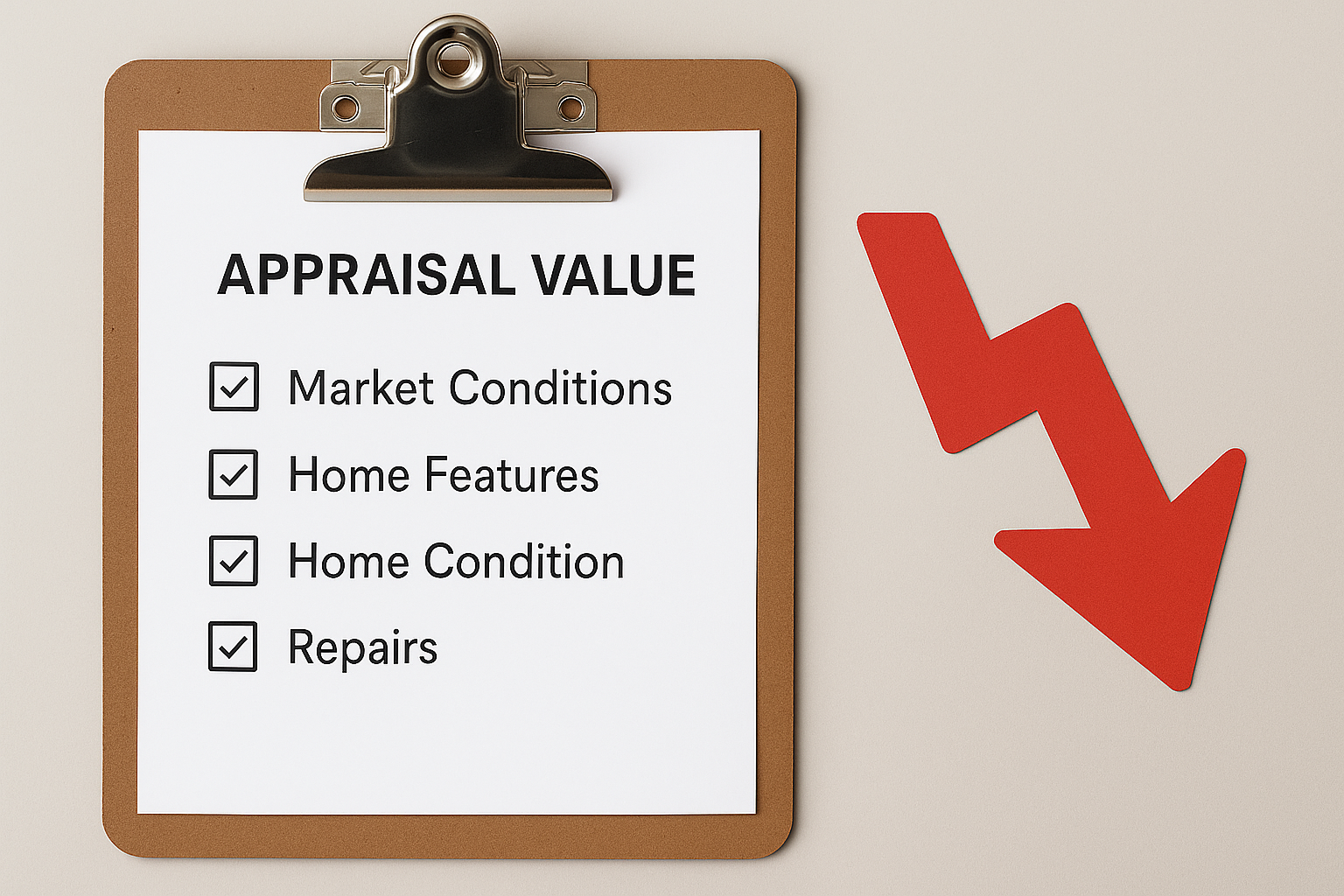 Checklist when an low appraisal comes in