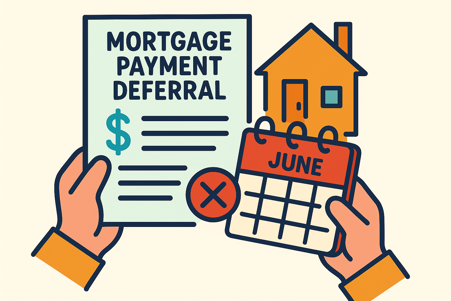 Mortgage payment deferrals in June 2025