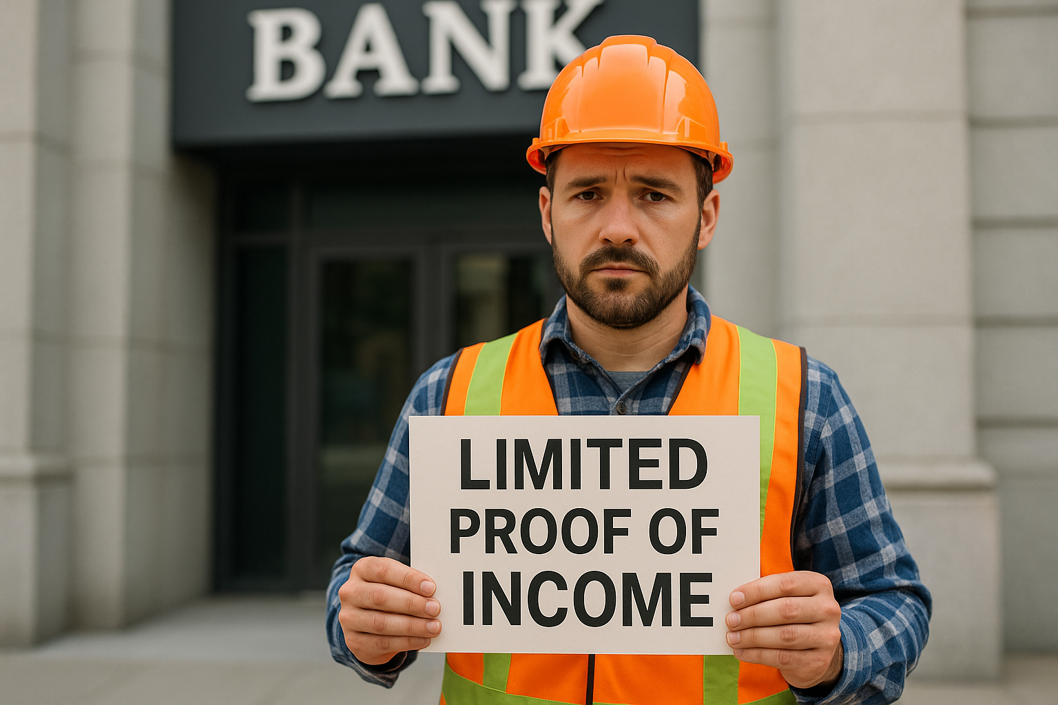 Construction worker in need of a loan without proof of income