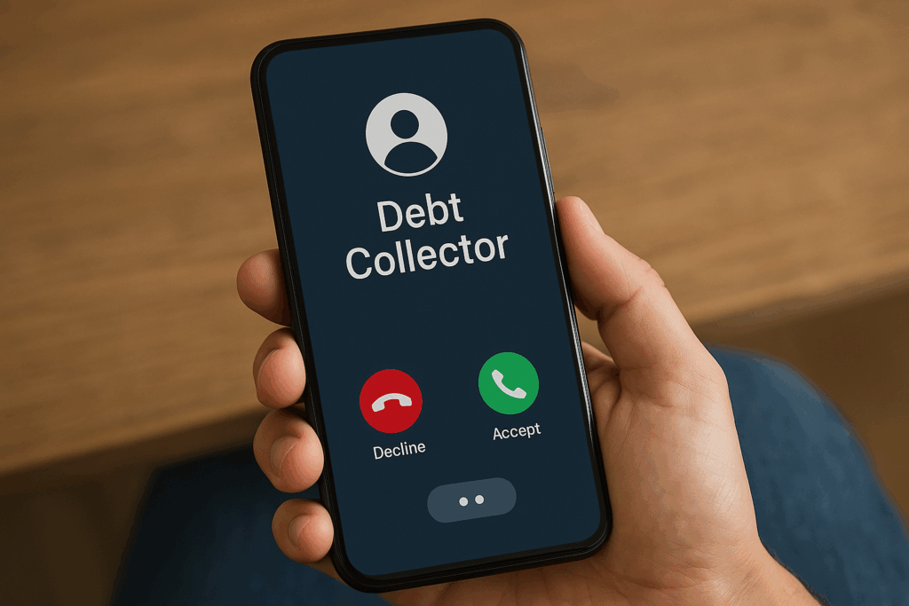 Debt collector calling due to a legal notice
