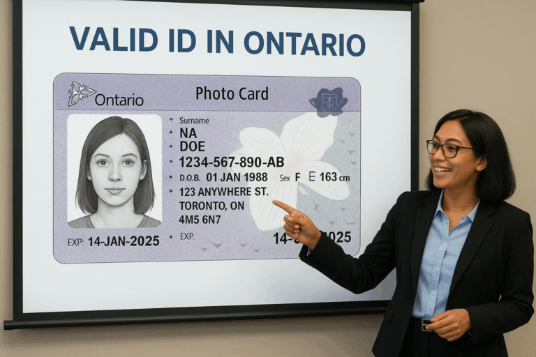 Presentation on valid ID requirements for a mortgage