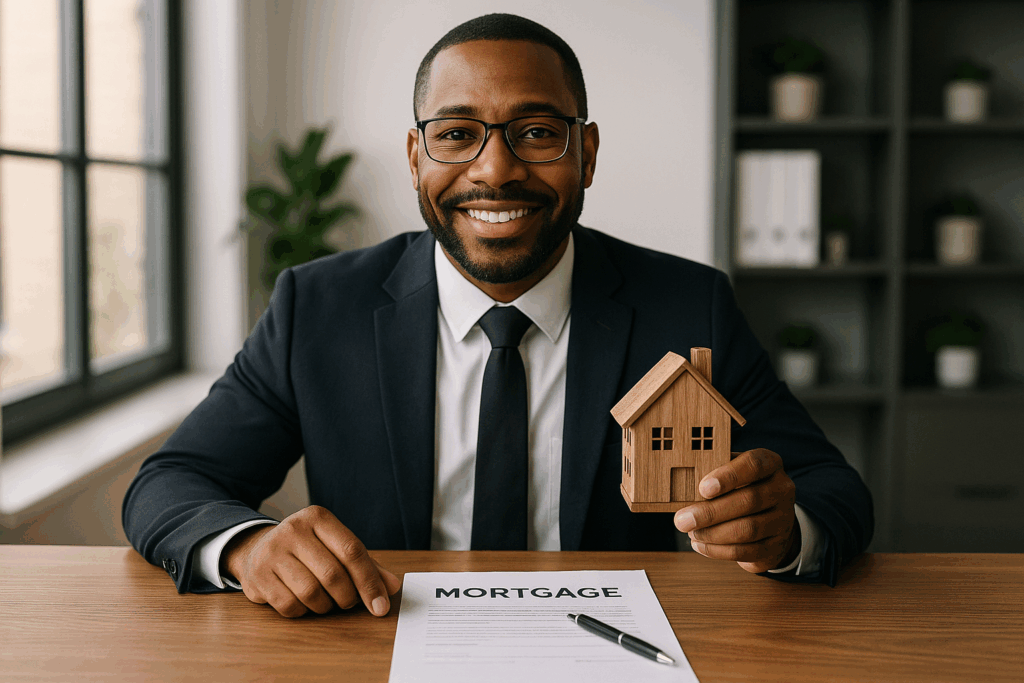 Speaking with a mortgage professional to help find suitable financing options