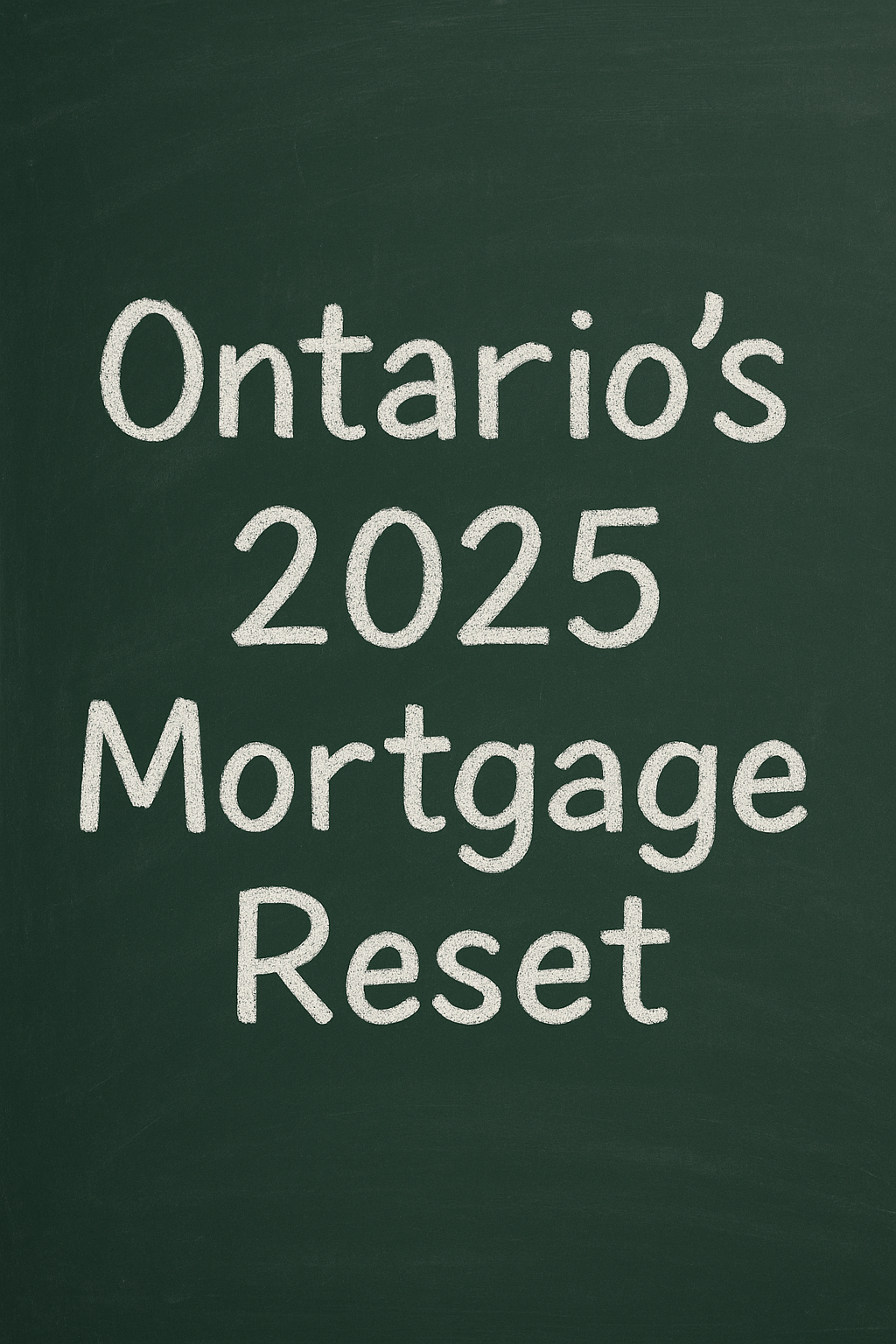 Ontario’s 2025 Mortgage Reset How Rate Cuts, 30-Year Insured Amortizations & a Cooler Market Affect Your Next Move