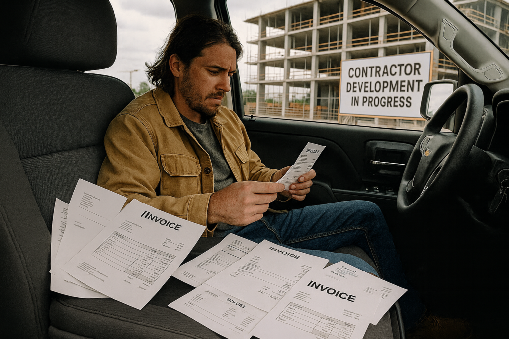 Self employed contractor looking at invoices and contemplating options for a heloc in Ontario