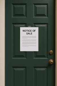 notice of sale
