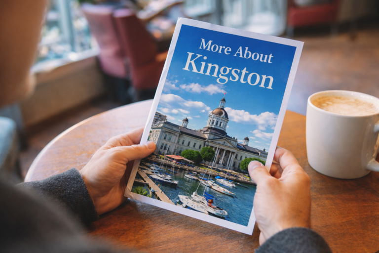 Mortgage Brokers Kingston guide being reviewed by a potential homeowner