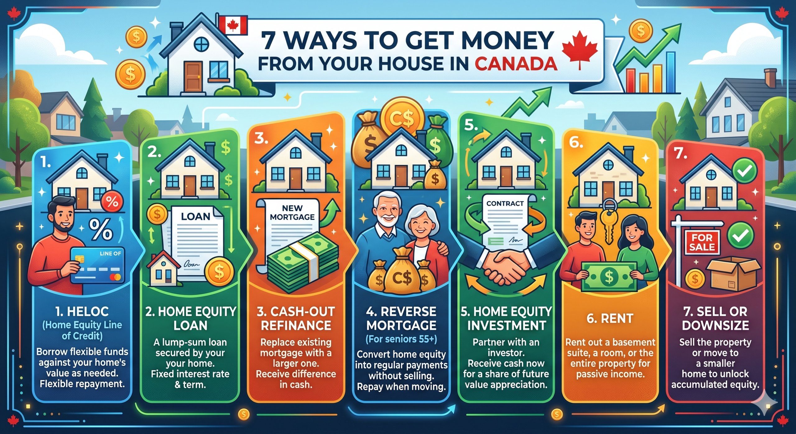 7 Ways to Get Money From Your House in Canada