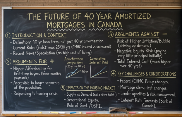 The Future of 40 Year Amortized Mortgages in Canada: What Homeowners Need to Know About the Important Pros and Cons