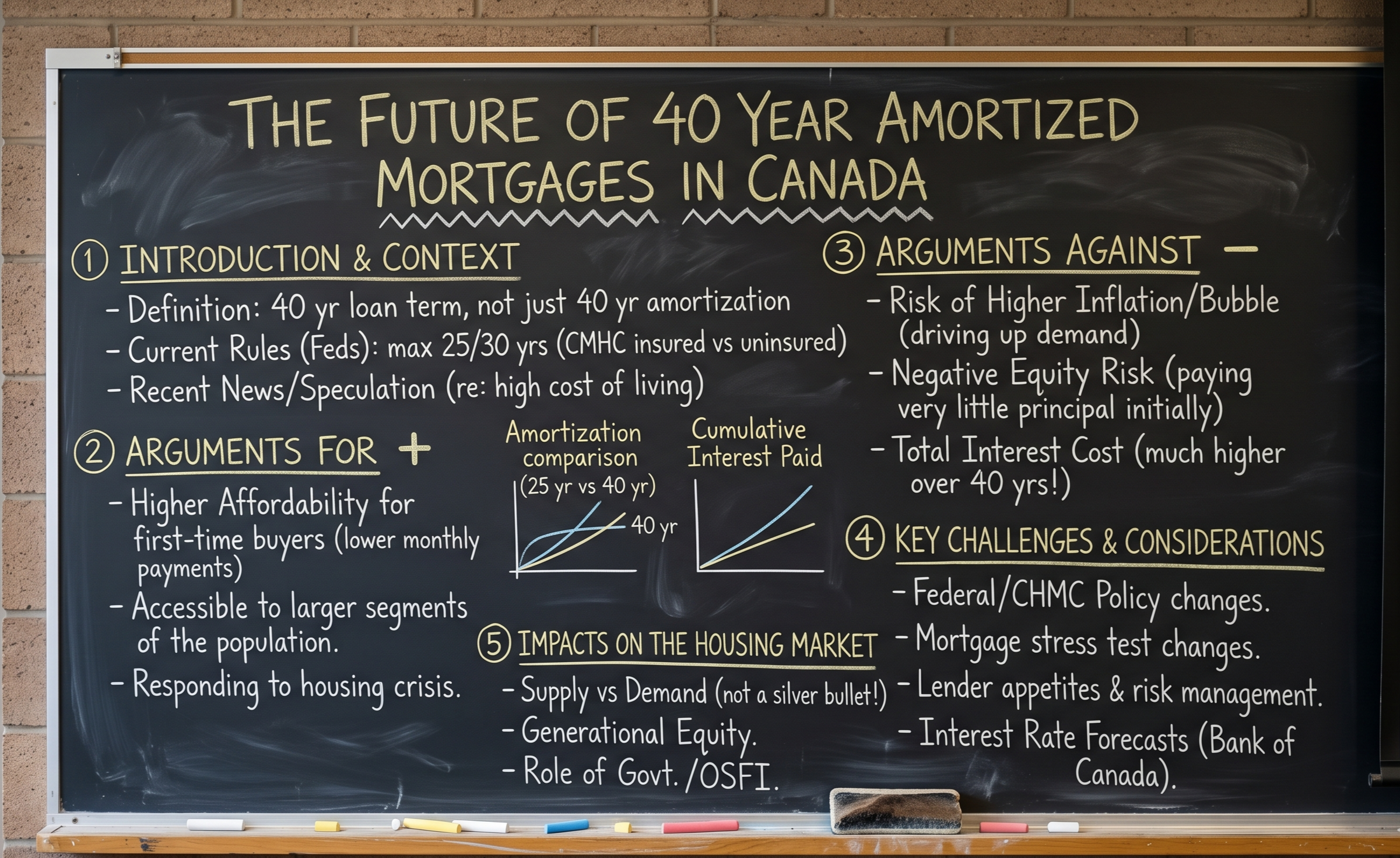 The Future of 40 Year Amortized Mortgages in Canada