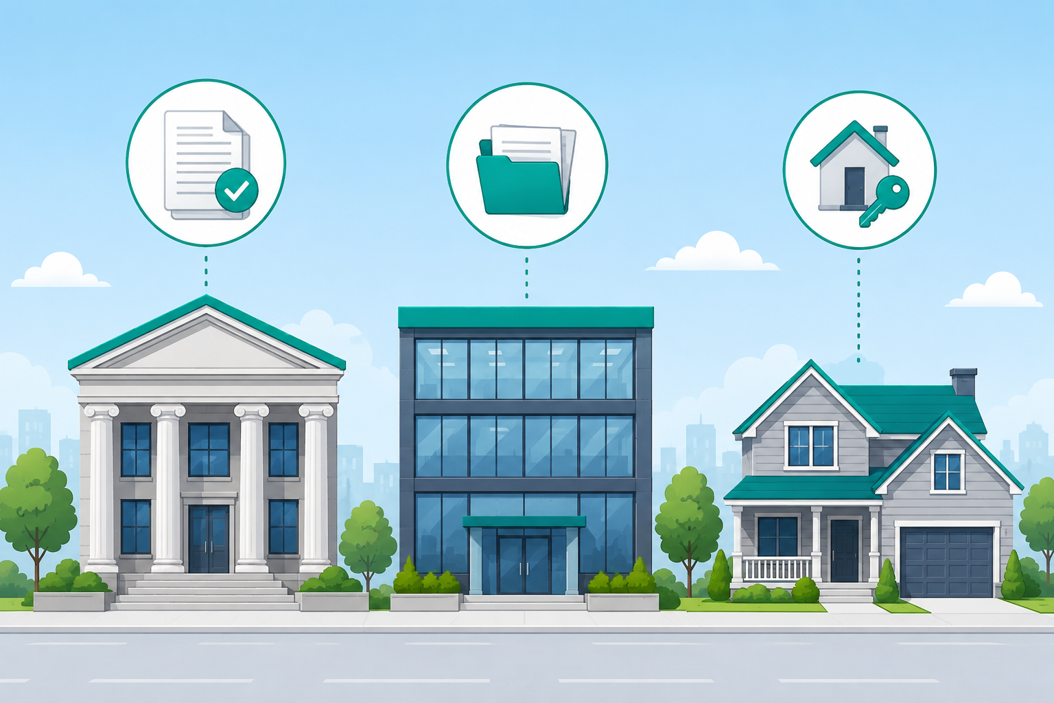 Cartoon comparing income requirements for a mortgage across banks, B lenders and private lenders